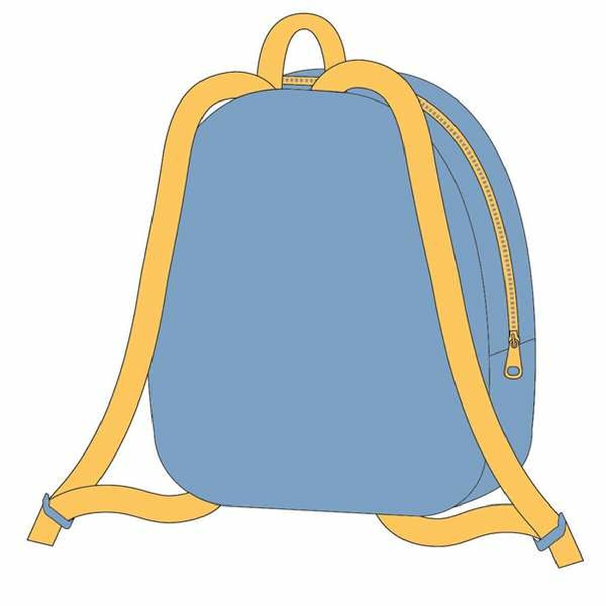 Zaino Scuola Stitch Azzurro 18 x 22 x 4 cm - Immagine 2
