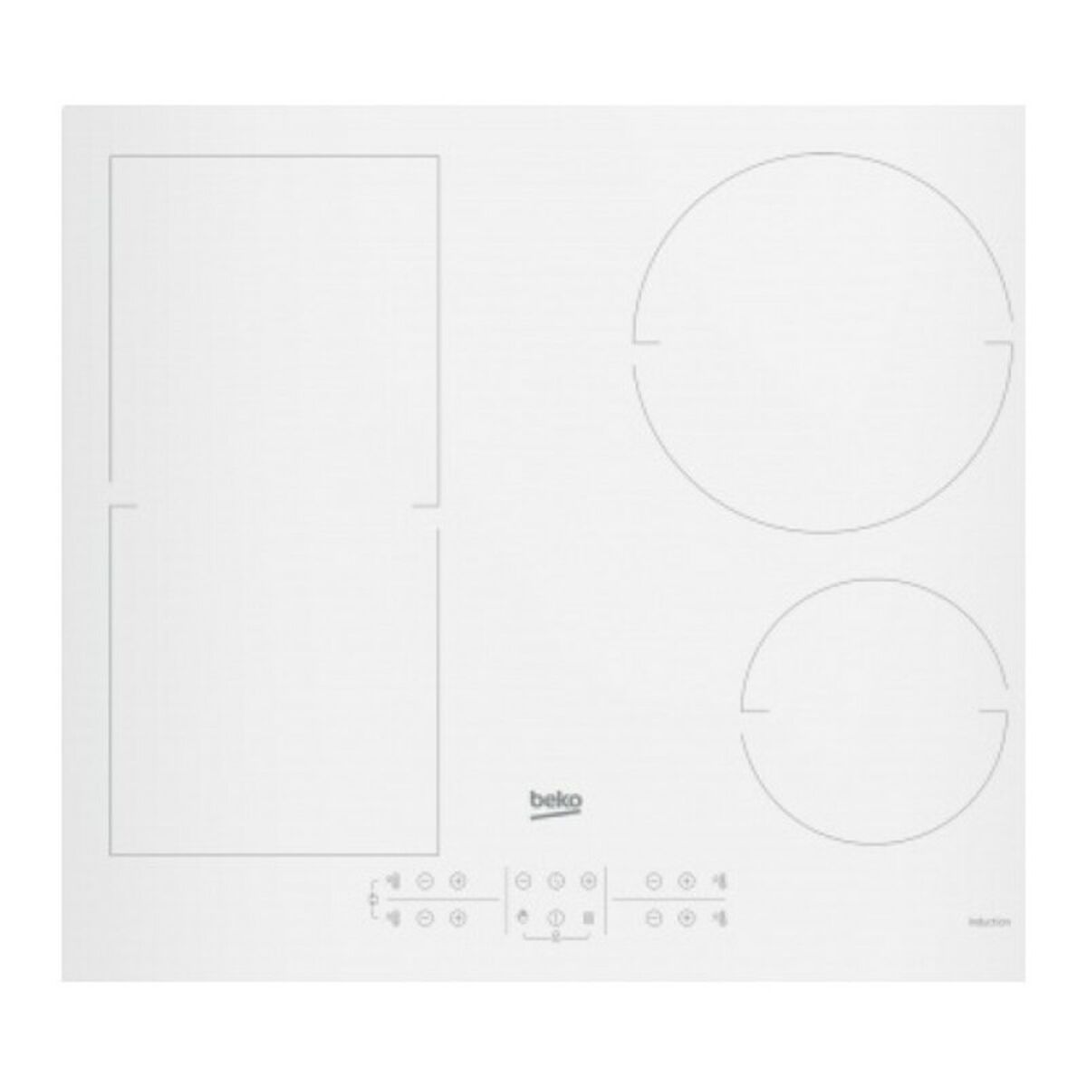 Piano Cottura ad Induzione BEKO 01302909 58 cm 7200 W - Immagine 2