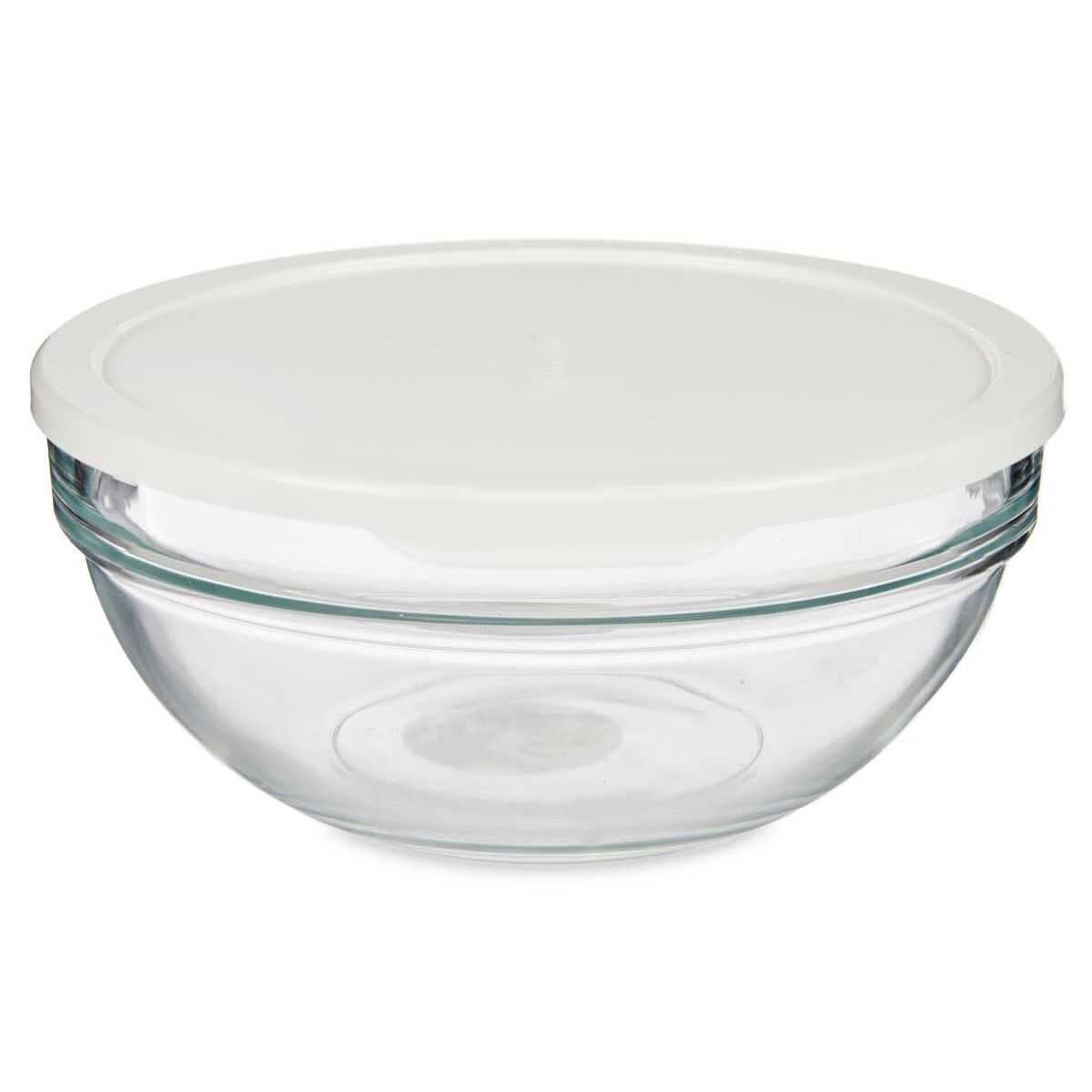 Porta Pranzo Rotondo con Coperchio Pasabahce Chefs Bianco 1,135 L (4 Unità) - Immagine 2