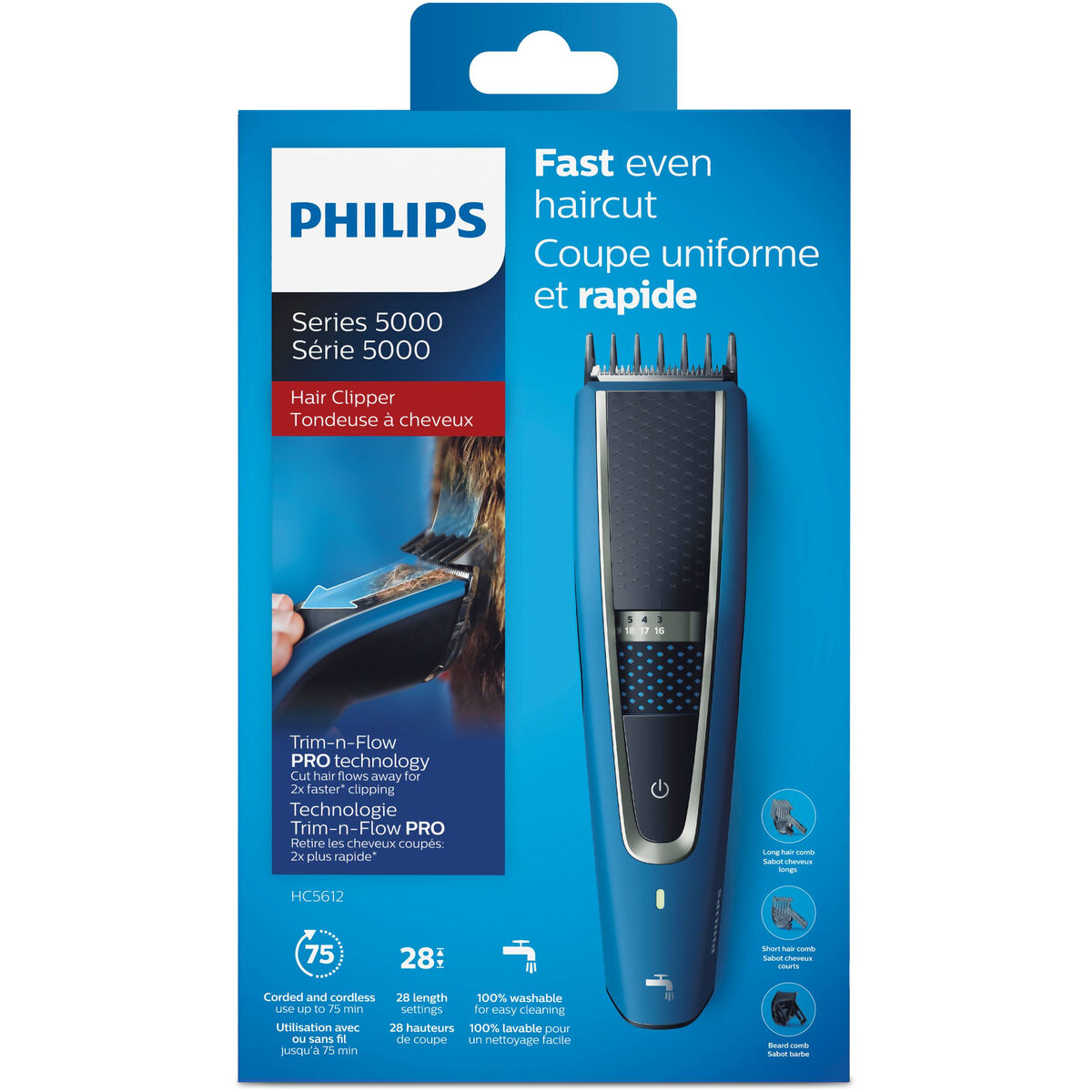 Rasoio per Capelli Senza Fili Philips HC5612/15 - Immagine 2