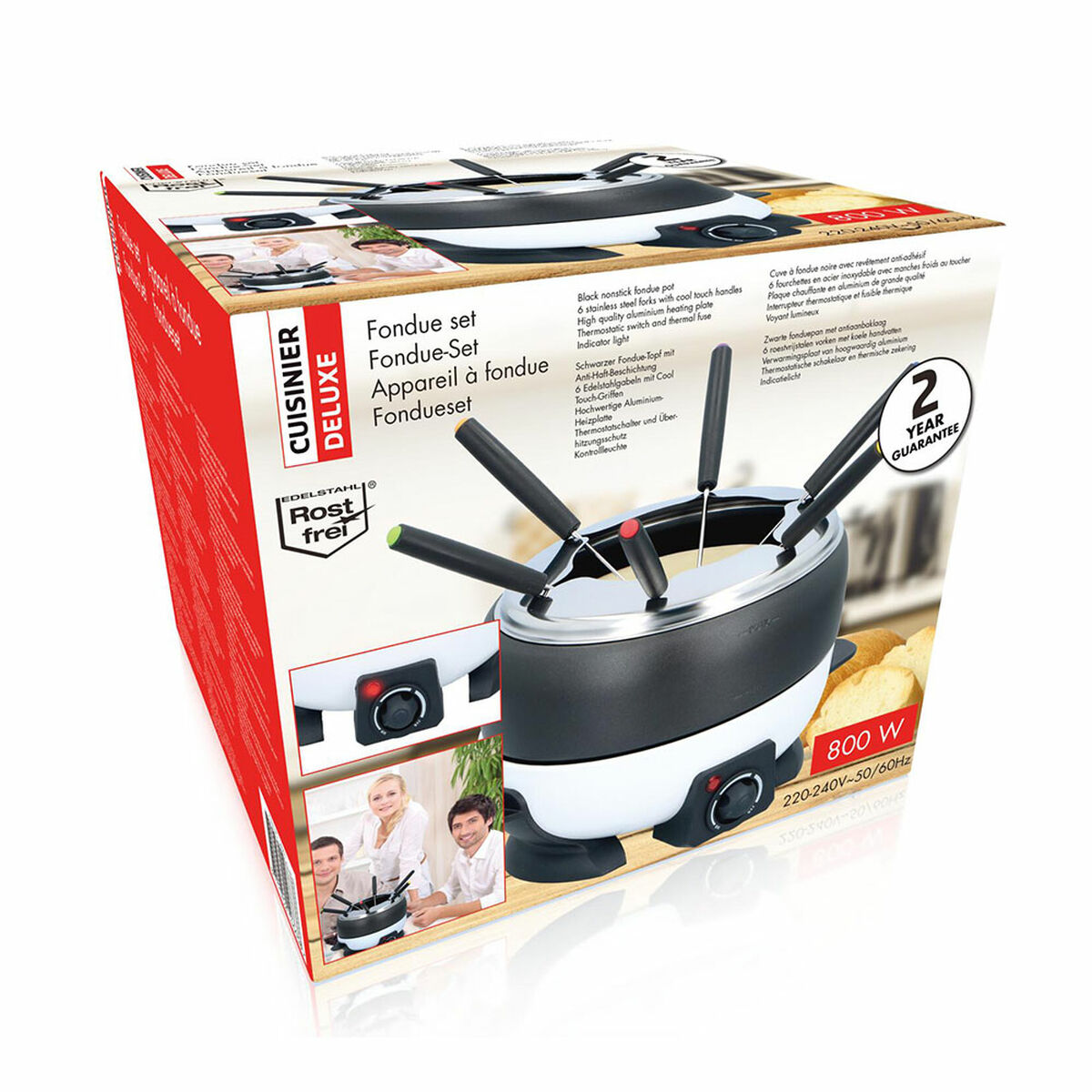 Fonduta Cuisinier Deluxe - Immagine 2