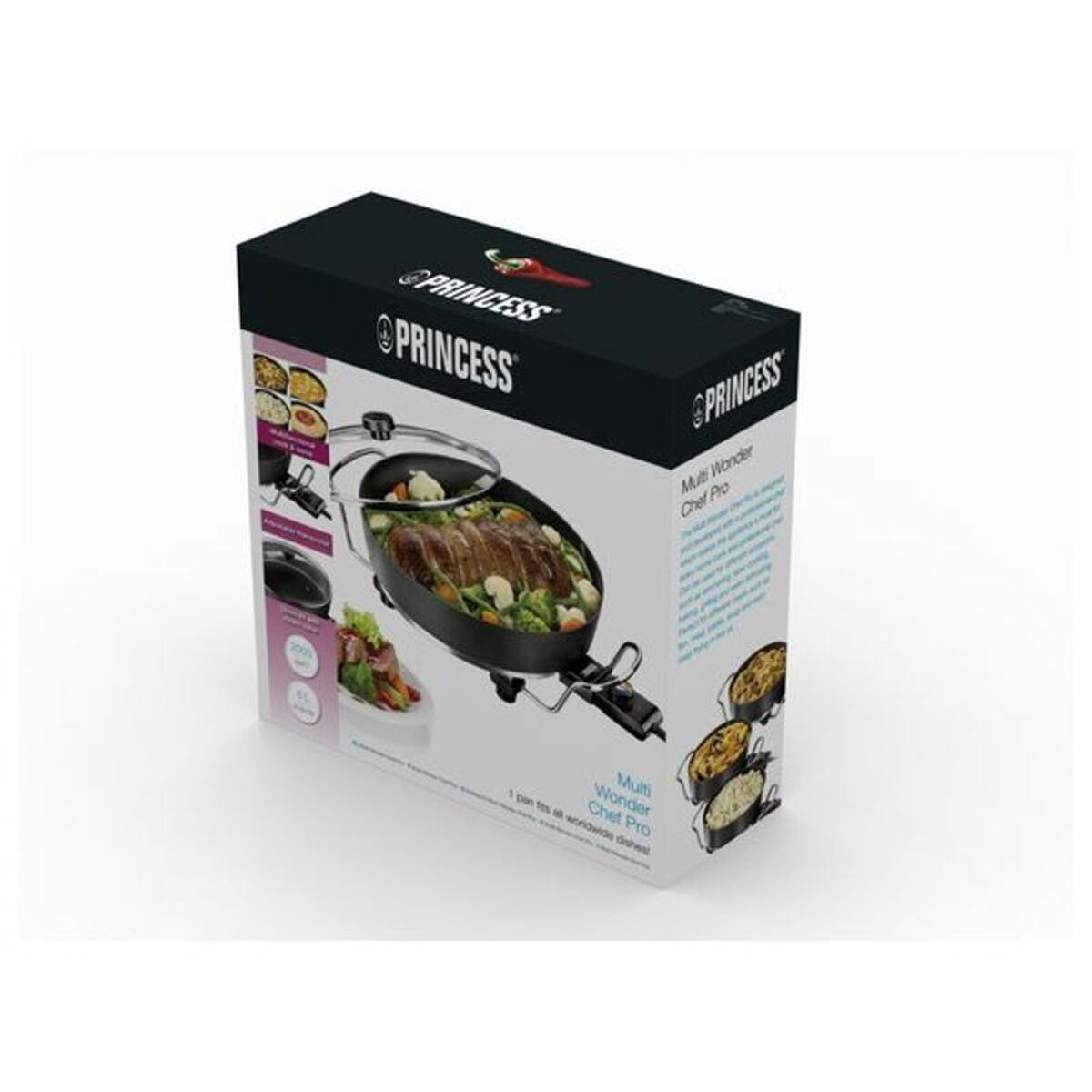 Casseruola Elettrica Multifunzione Princess 01.162367.01.001 Elettrica - Immagine 5