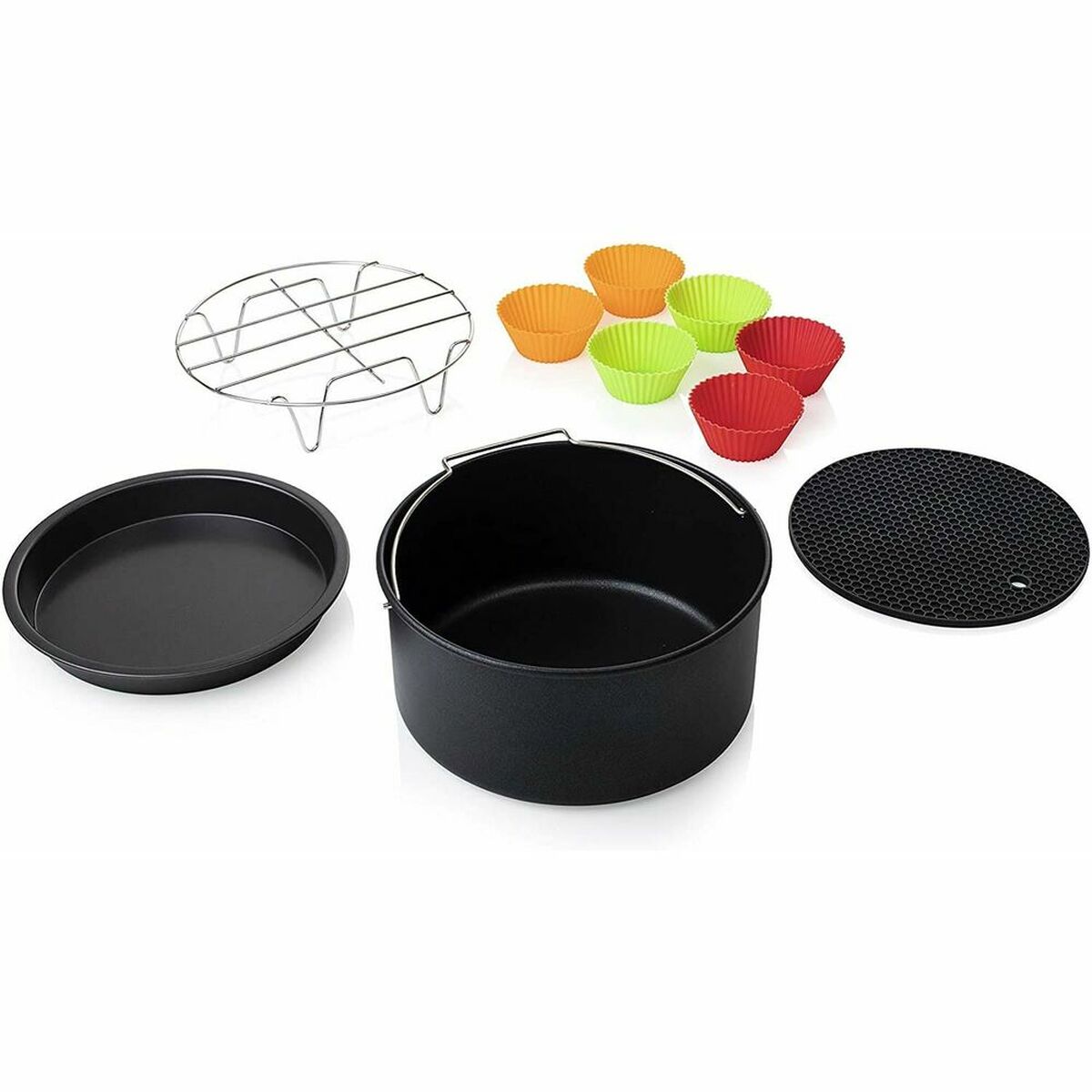Friggitrice ad Aria Princess 01.182025.01.001 Nero 4,5 L 1500 W - Immagine 5