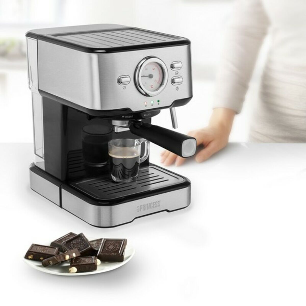 Caffettiera Express a Leva Princess 01.249412.01.001 Acciaio 1,5 L - Immagine 3