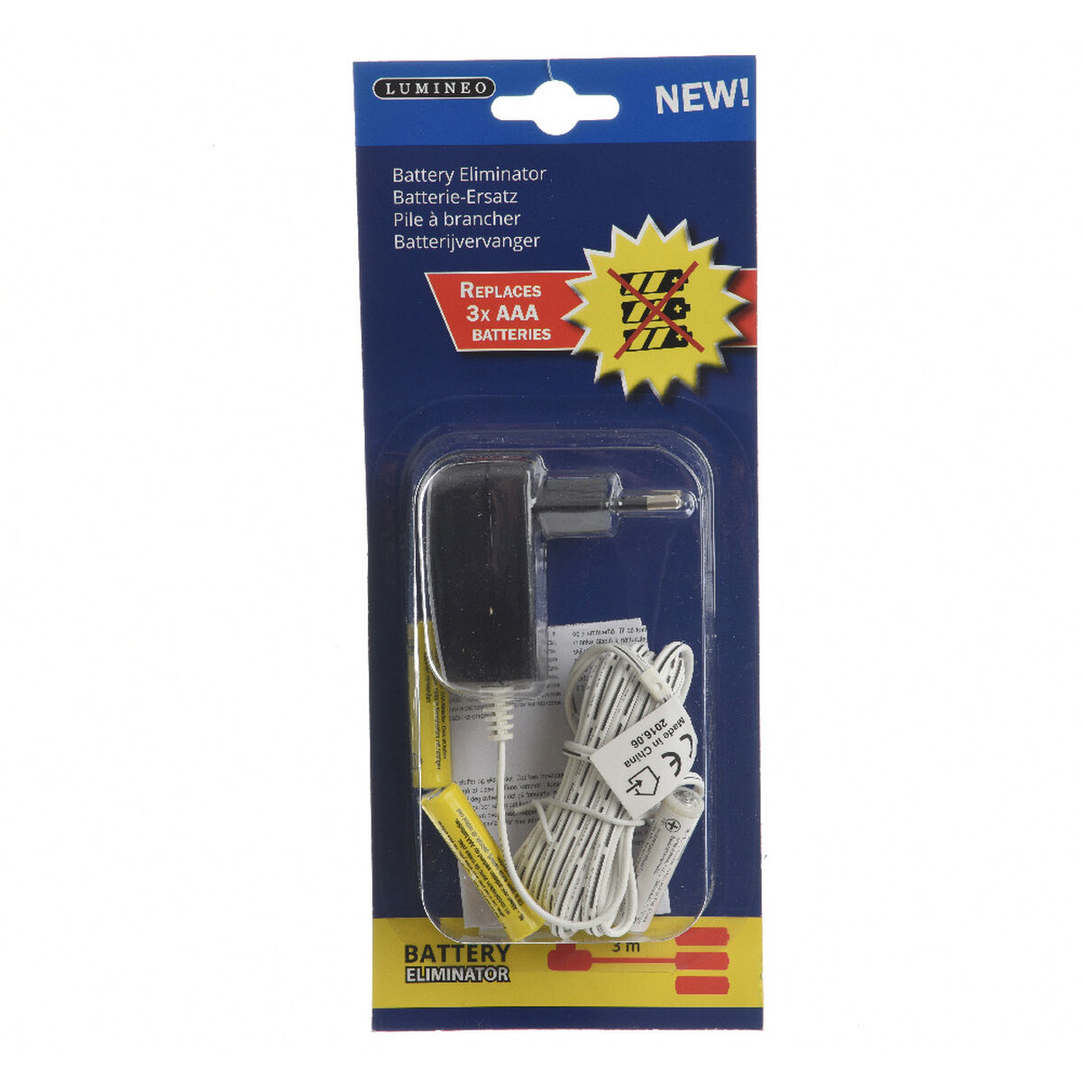 Eliminatore di batterie Lumineo Interni 4,5 V 3 x AAA
