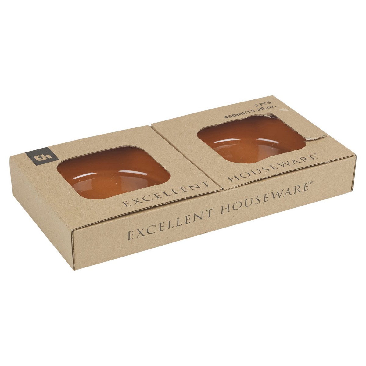 Set da Aperitivo Excellent Houseware Terracotta Argilla cotta 450 ml Ø 15,5 x 3,8 cm Pentola (2 Unità) - Immagine 2