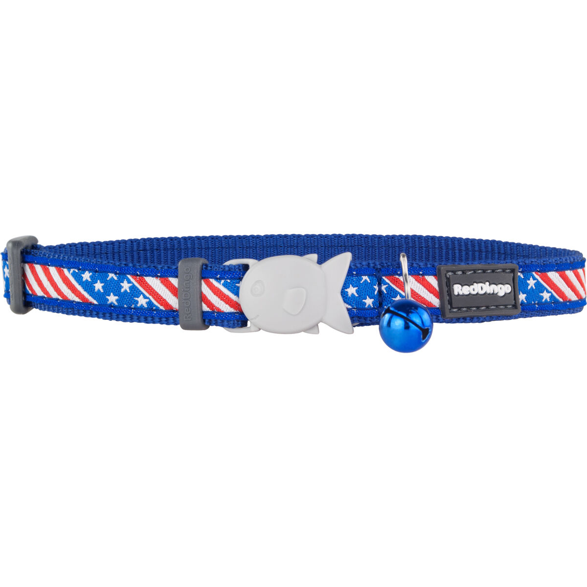Collare per Cani Red Dingo STYLE US FLAG 15 mm x 24-36 cm - Immagine 3