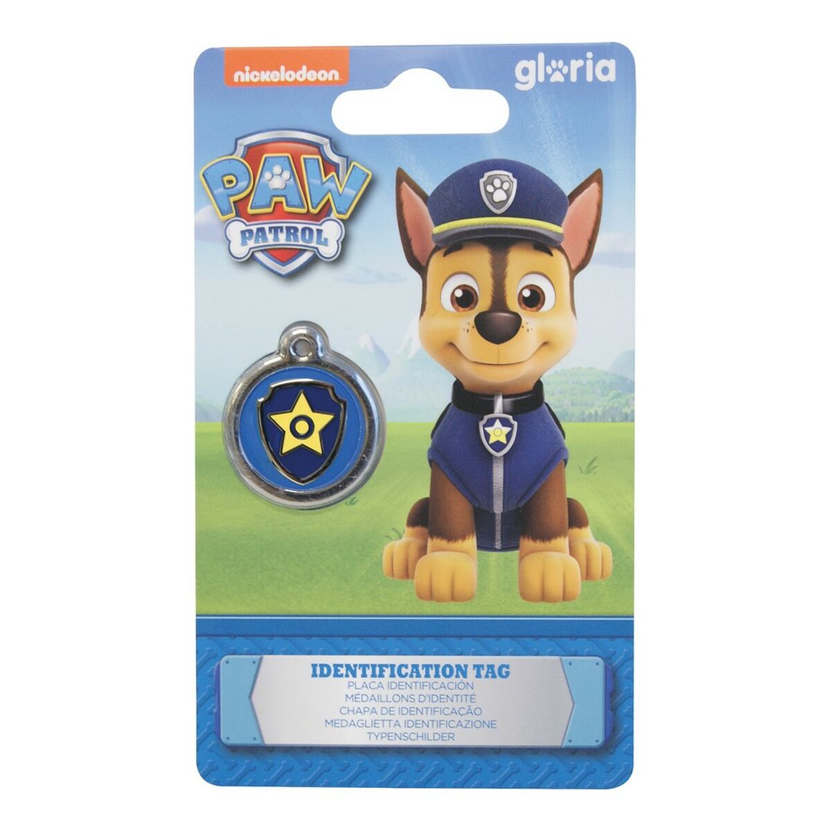 Targhetta per collana The Paw Patrol Chase 12 - Immagine 1