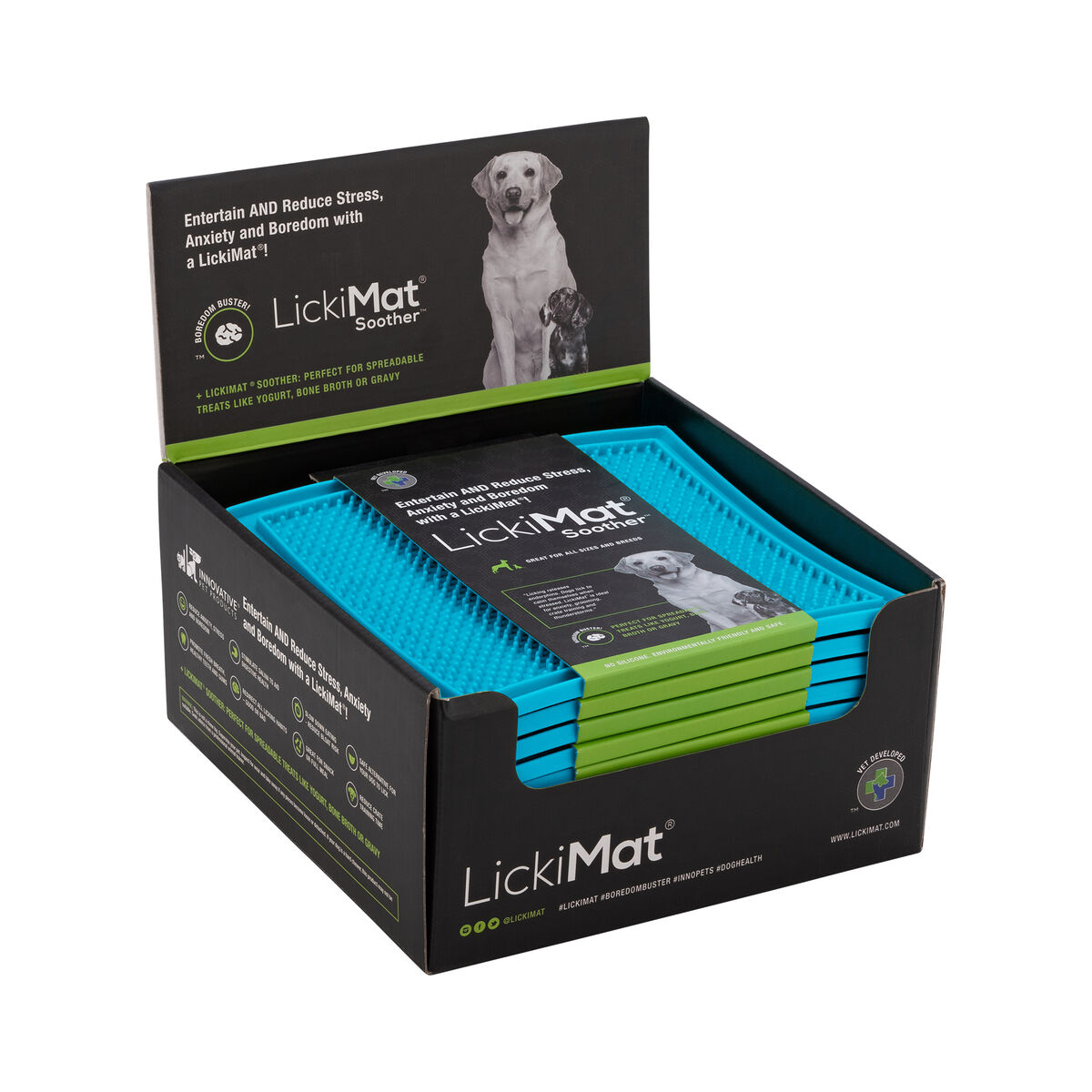 Ciotola per cani Lickimat Turchese TPR - Immagine 4