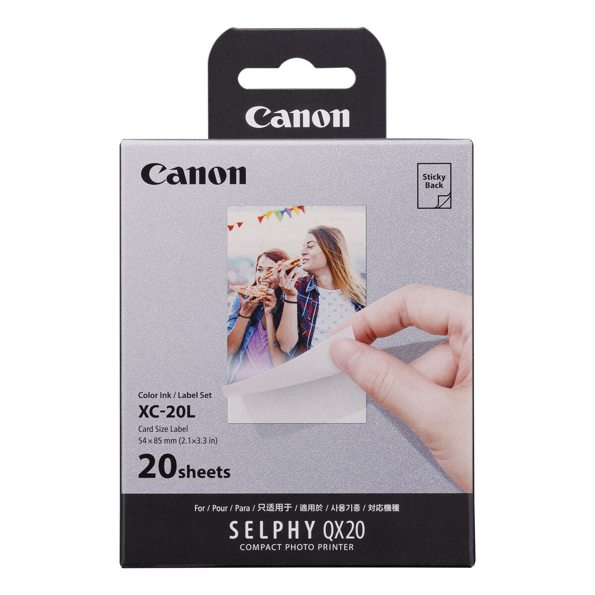 Carta fotografica opaca Canon 6755C002 5,4 x 8,5 cm (20 Unità)