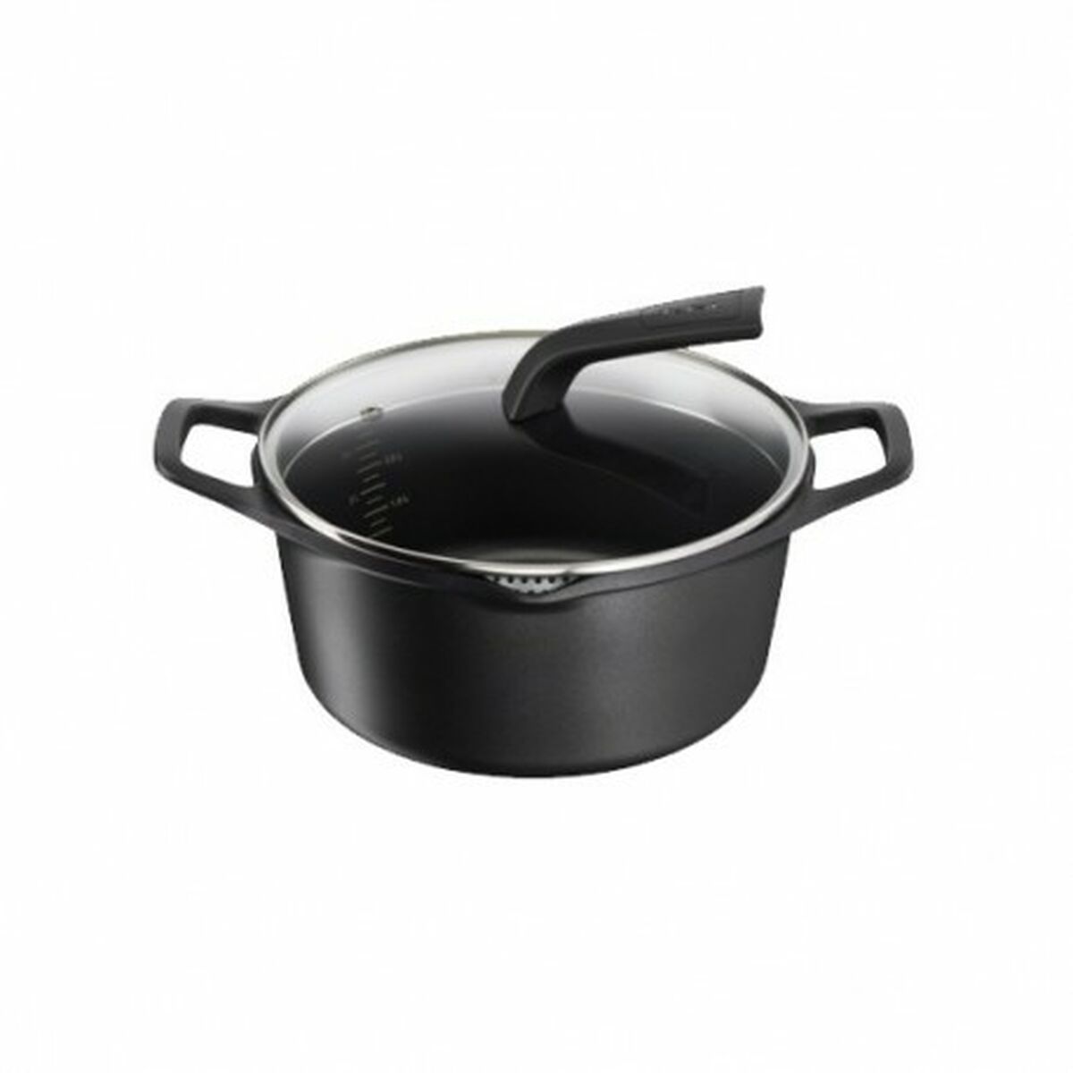Casseruola con coperchio Tefal ROBUSTO E24944 Nero