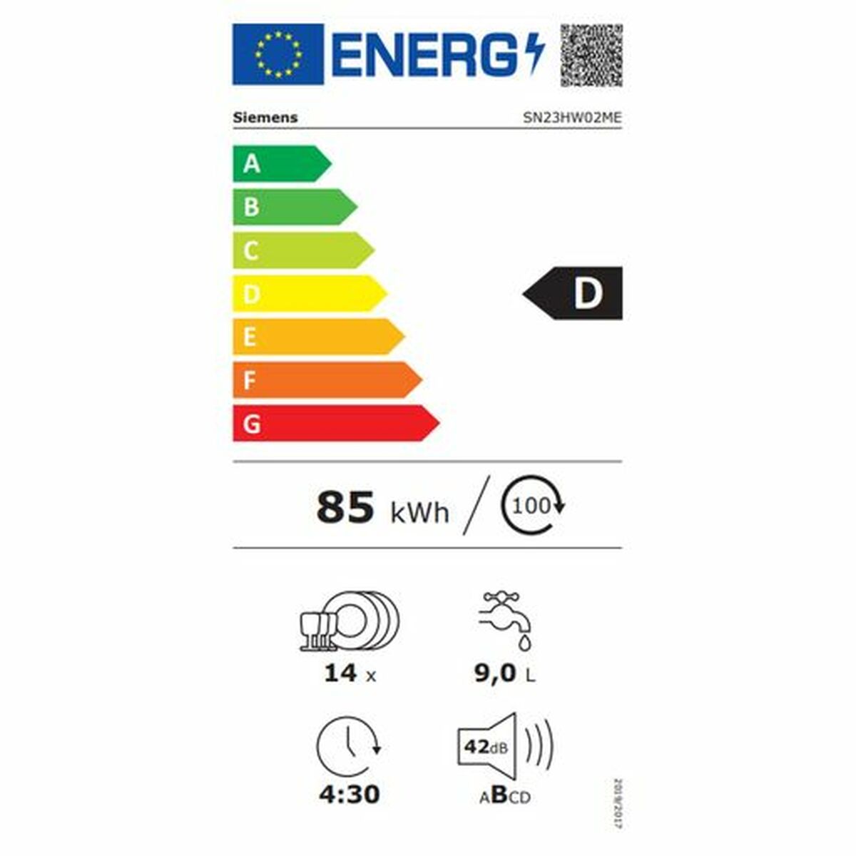 Lavastoviglie Siemens AG SN23HW02ME 60 cm - Immagine 4