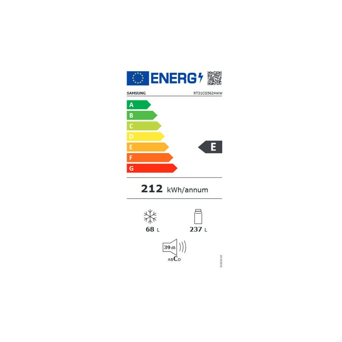 Frigorifero Samsung RT31CG5624WWES Bianco 315 L - Immagine 2