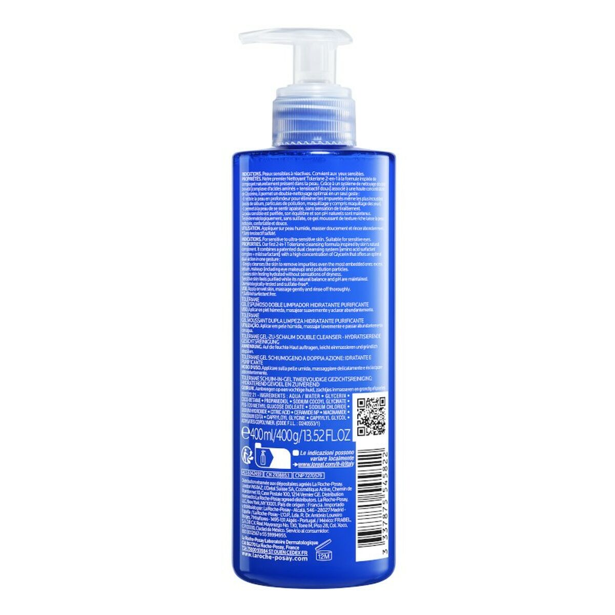 Gel Detergente Viso La Roche Posay Toleriane 400 ml - Immagine 3