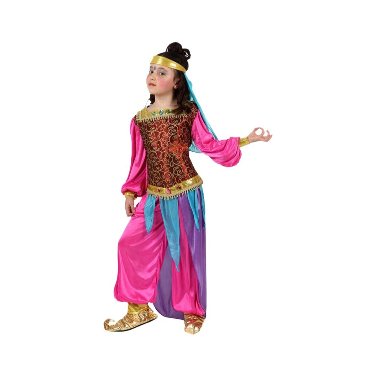 Costume per Bambini Th3 Party Multicolore Principessa Araba (3 Pezzi)