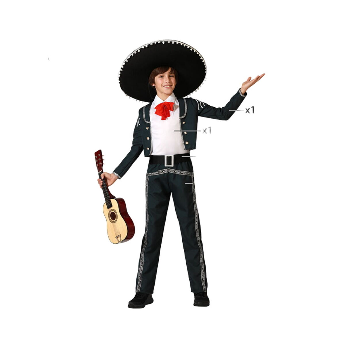 Costume per Bambini Mariachi - Immagine 2