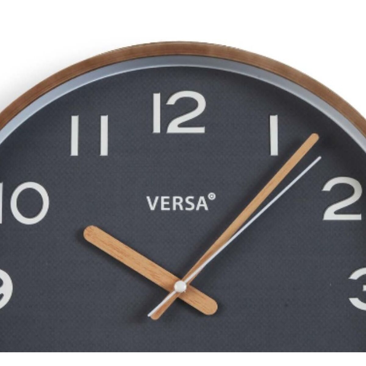 Orologio da Parete Versa Grigio Plastica Quarzo 4,3 x 30 x 30 cm - Immagine 2