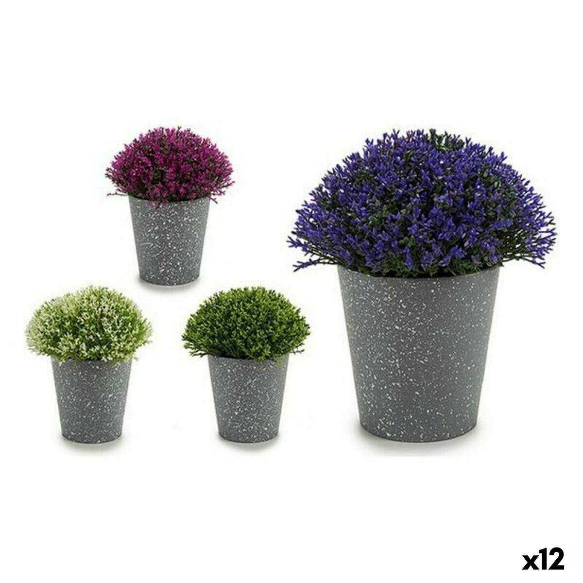 Pianta Decorativa Ibergarden Plastica 14 x 15 x 14 cm 14 x 16 x 14 cm (12 Unità)