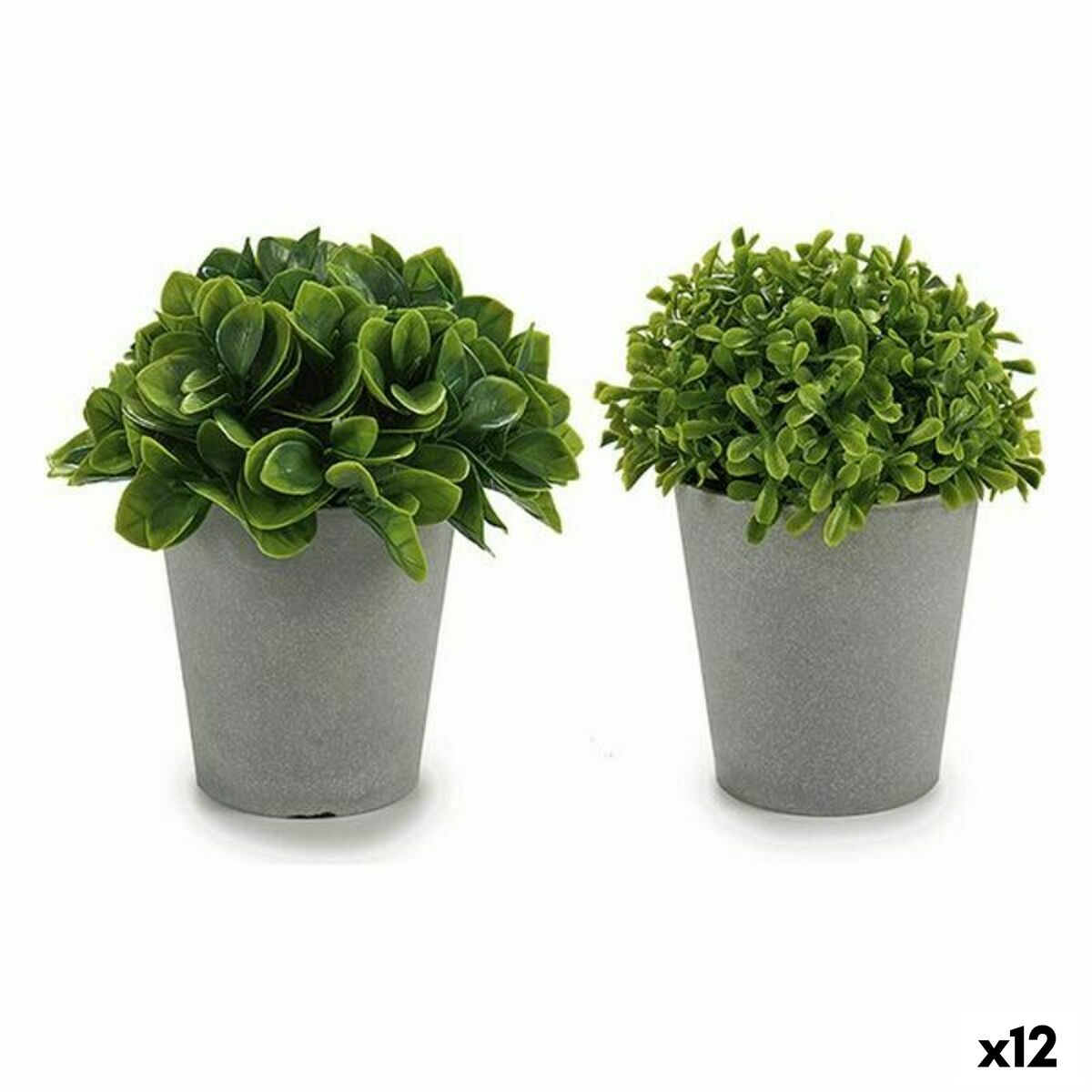 Pianta Decorativa Ibergarden Plastica 13 x 17 x 13 cm 14 x 16 x 14 cm (12 Unità)