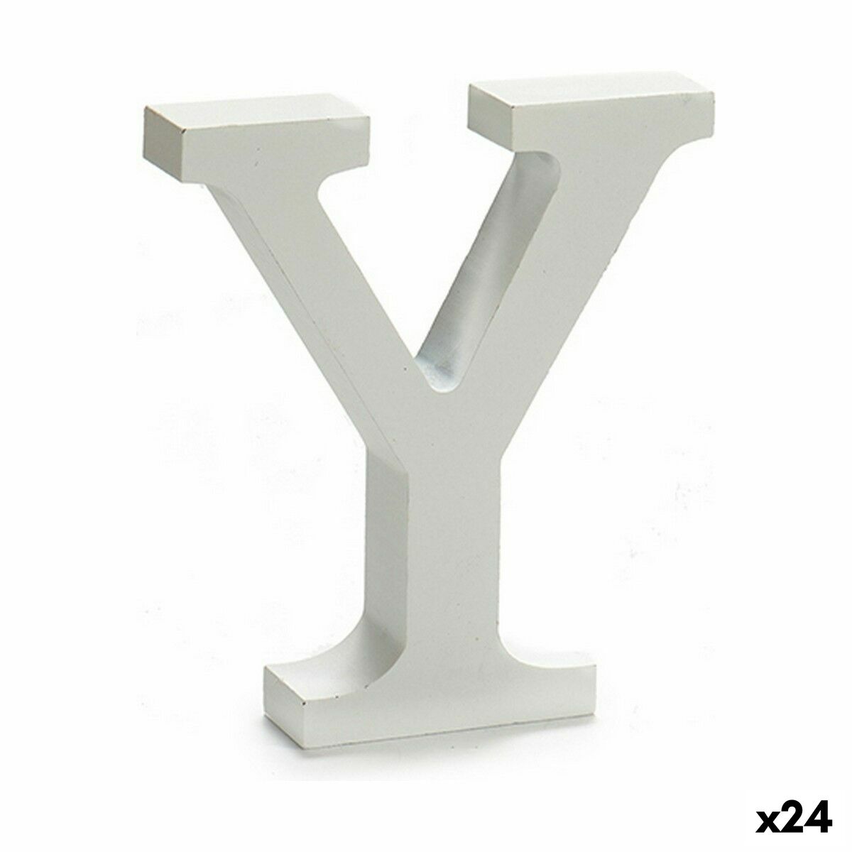 Lettera Pincello Y Bianco 2 x 16 x 14,5 cm (24 Unità)