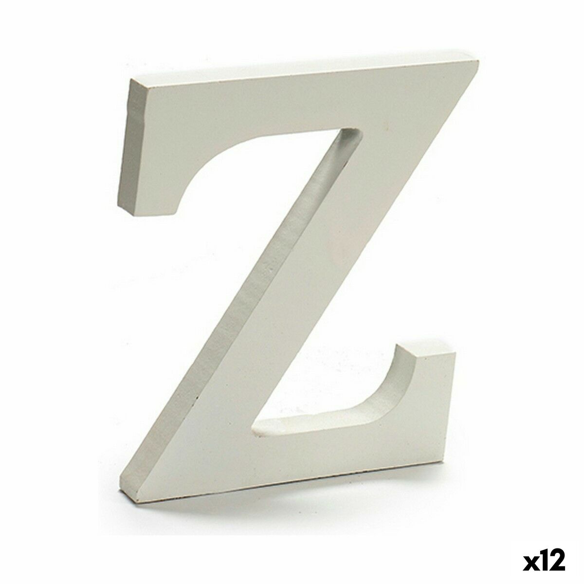 Lettera Pincello Z Bianco 1,8 x 21 x 17 cm (12 Unità)