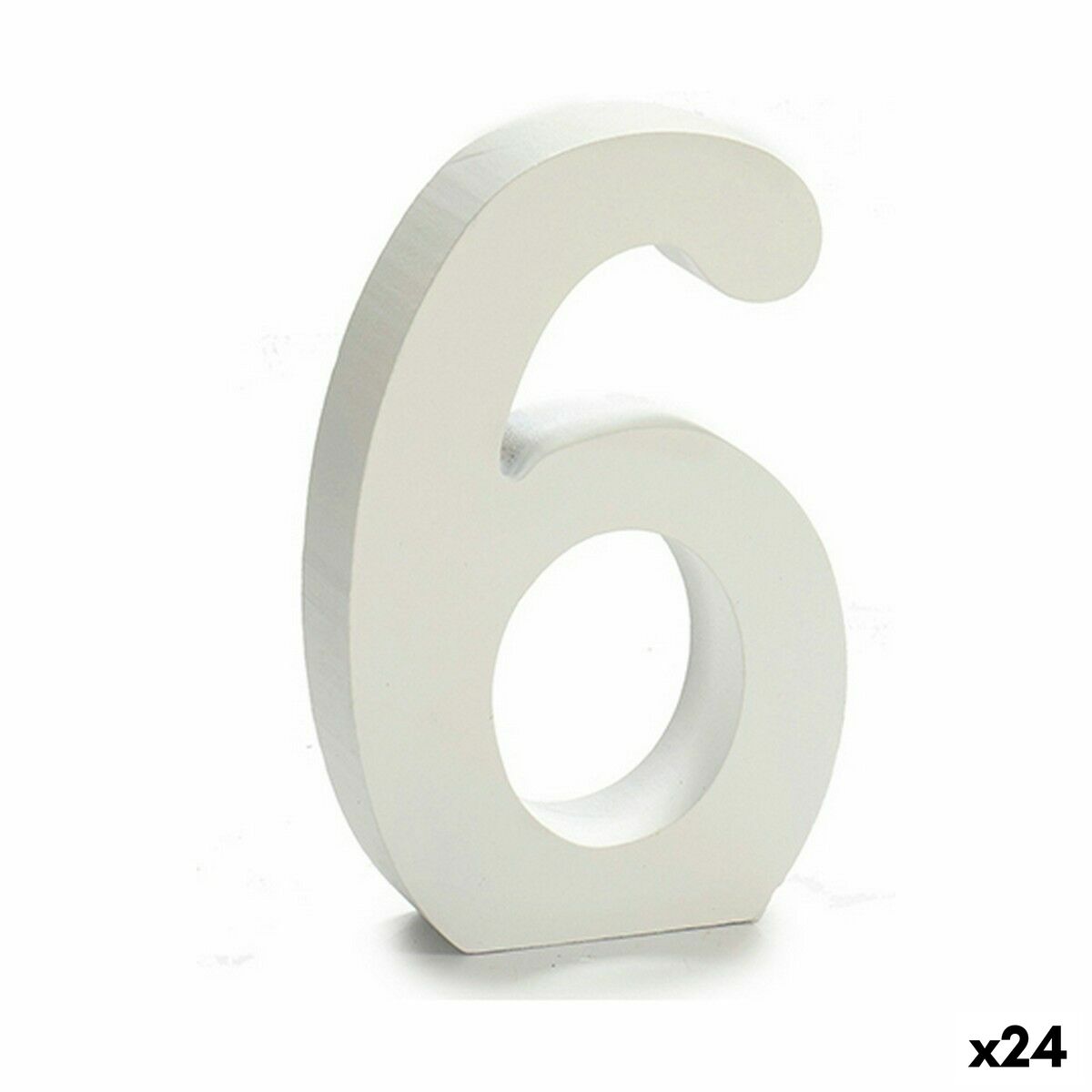 Numeri Pincello 6 Bianco 2 x 16 x 14,5 cm (24 Unità)