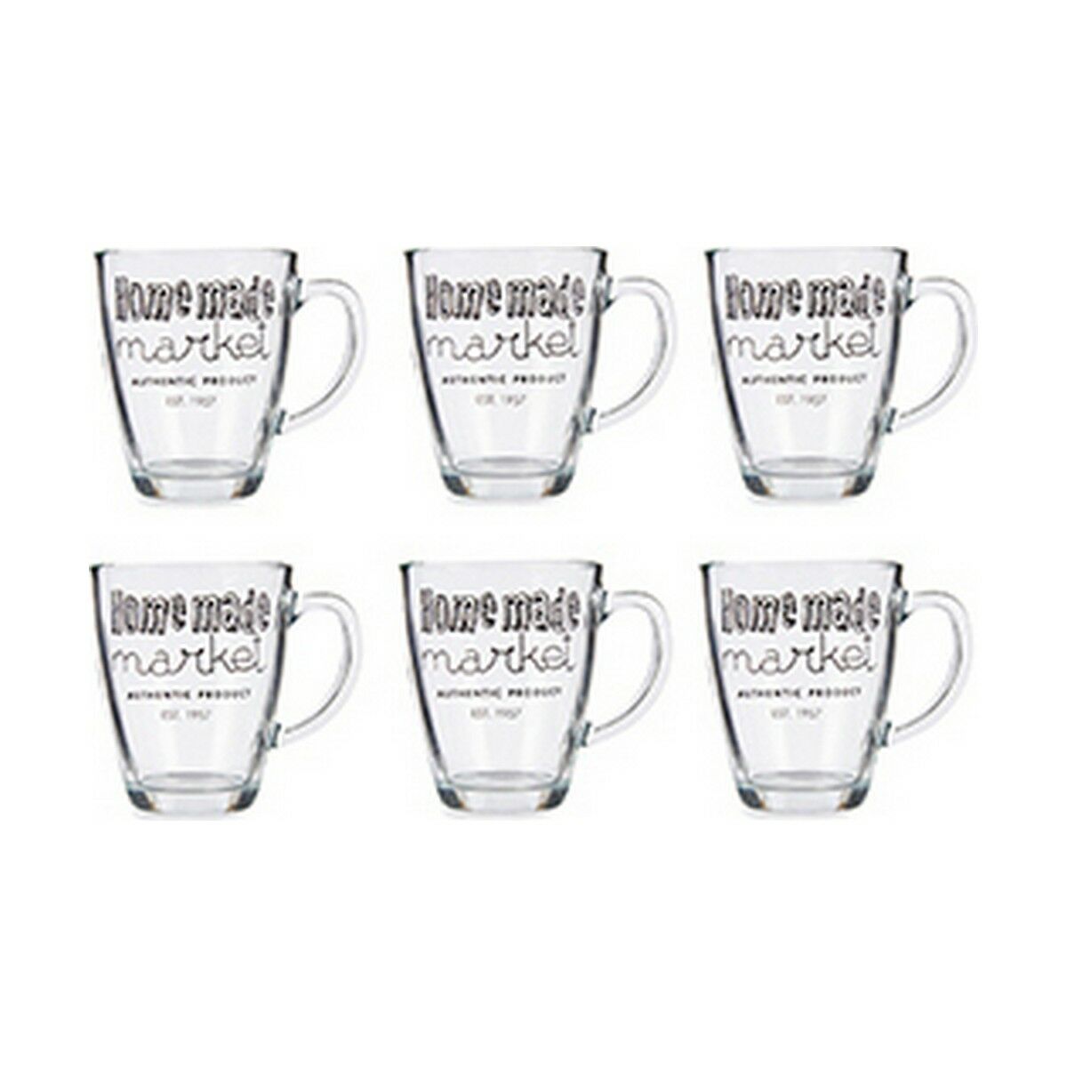 Tazza Mug Vivalto Trasparente 320 ml (6 Unità) - Immagine 2