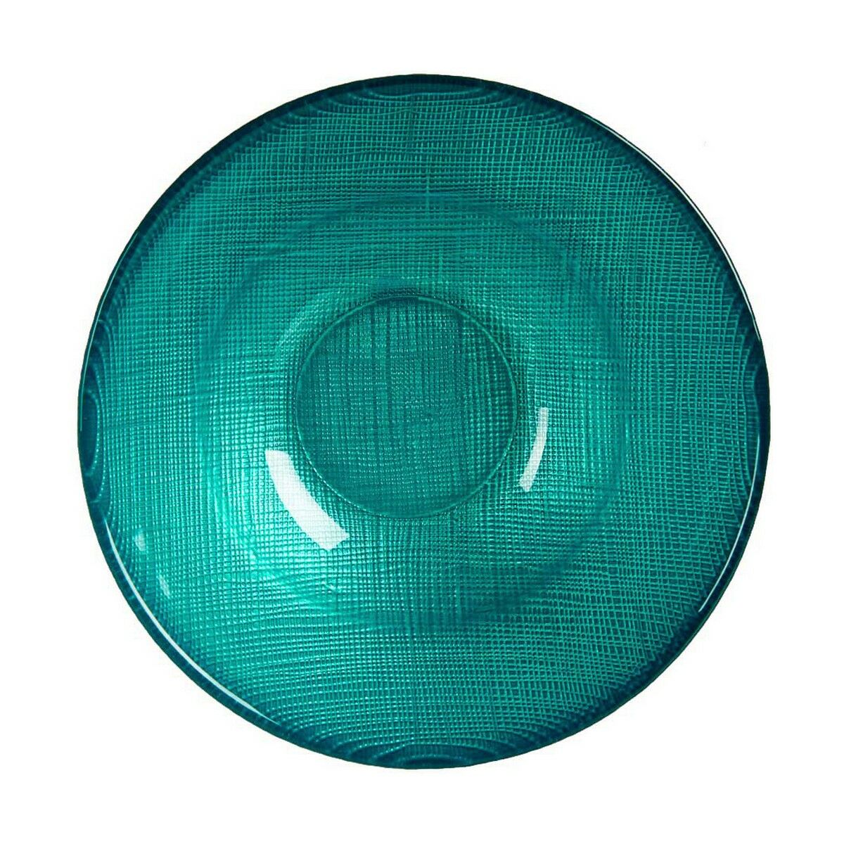 Ciotola Vivalto Turchese Vetro Ø 15 cm (6 Unità) - Immagine 2