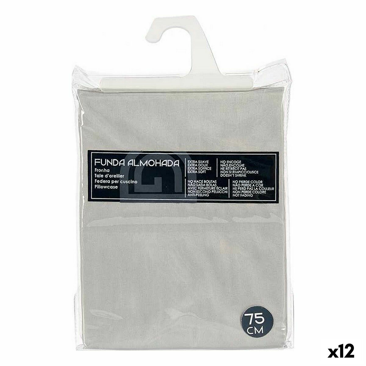 Federa Gift Decor Grigio 45 x 0,2 x 70 cm (12 Unità)