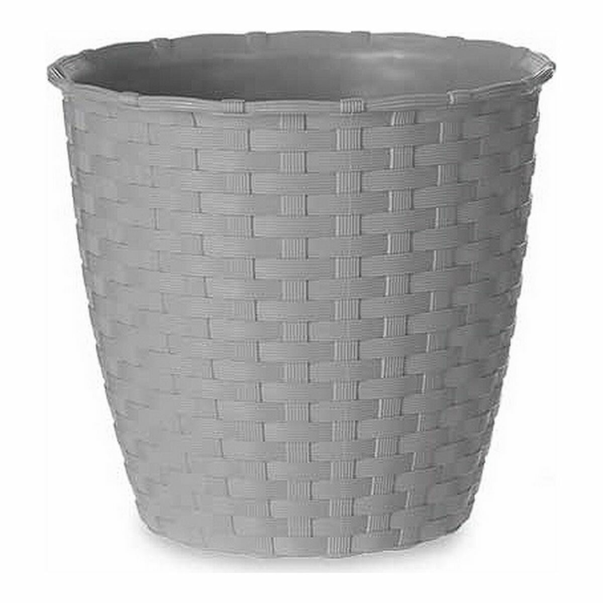 Vaso Stefanplast Grigio Plastica 14 x 13 x 14 cm (12 Unità) - Immagine 2