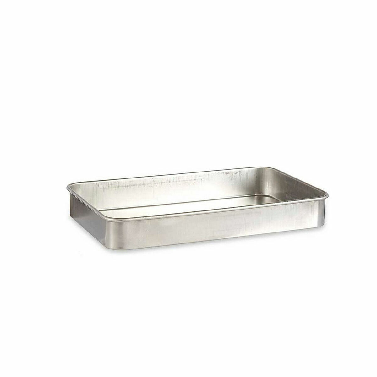 Teglia Kinvara Argentato Alluminio 32 x 7 x 51,5 cm 51,5 x 7 x 32 cm 51,5 x 7,5 x 32 cm (12 Unità) - Immagine 2