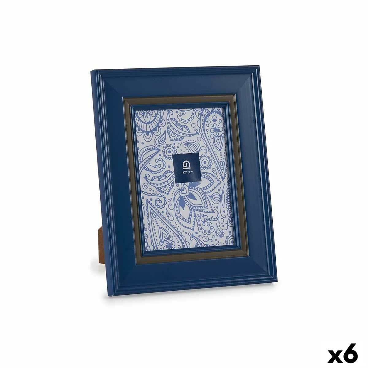 Cornice Portafoto Gift Decor Azzurro Cristallo Plastica (6 Unità)