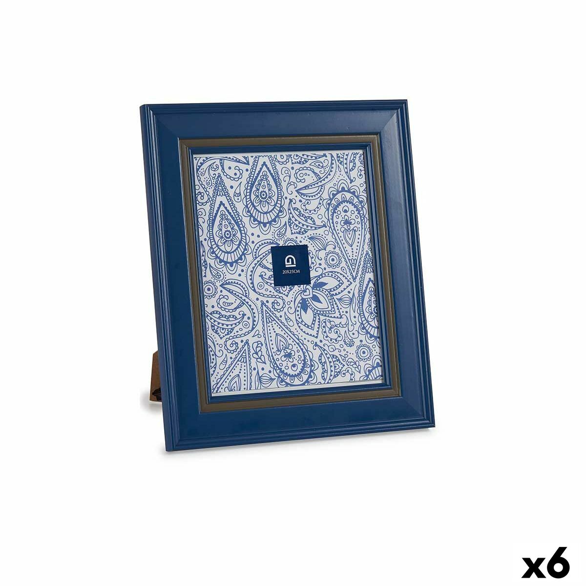 Cornice Portafoto Gift Decor Azzurro Cristallo Plastica (6 Unità)