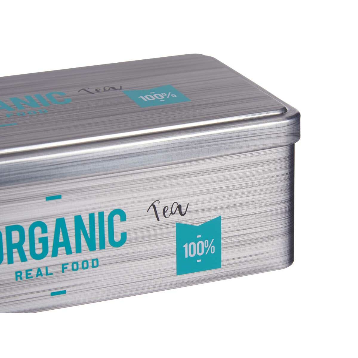 Scatola per Infusioni Kinvara Organic Tea Grigio Latta 11 x 7,1 x 18 cm (24 Unità) - Immagine 2