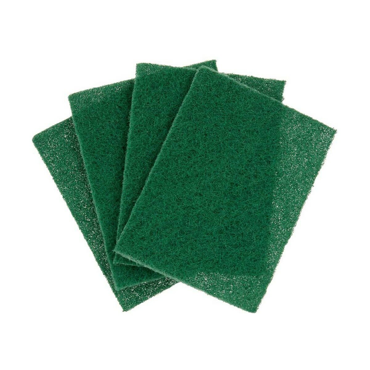 Set di spugne Verde Fibra abrasiva 11,3 X 15,7 X 0,5 cm (22 Unità) - Immagine 3