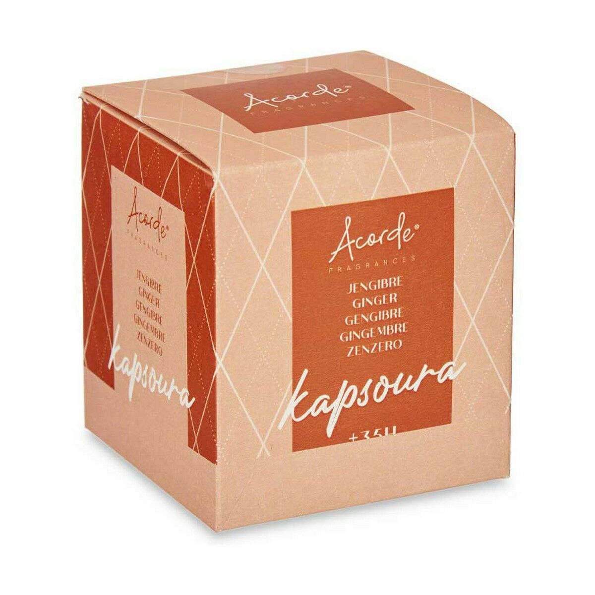 Candela Profumata Acorde Zenzero 120 g (12 Unità) - Immagine 4