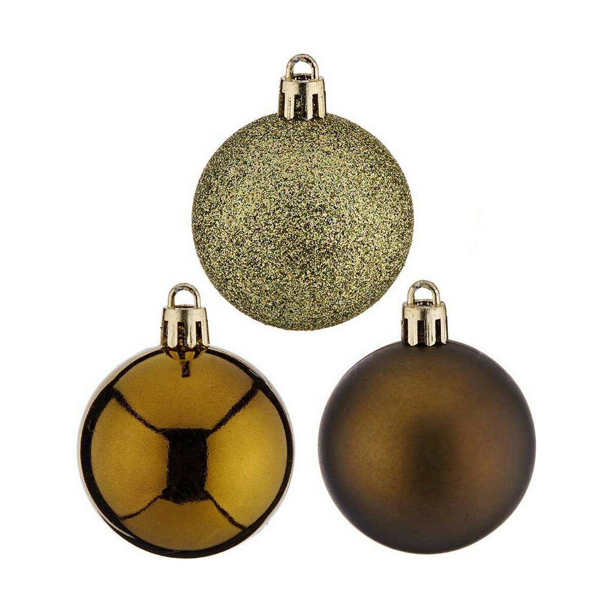 Set di palline di Natale Krist+ Verde Plastica (12 Unità) - Immagine 3