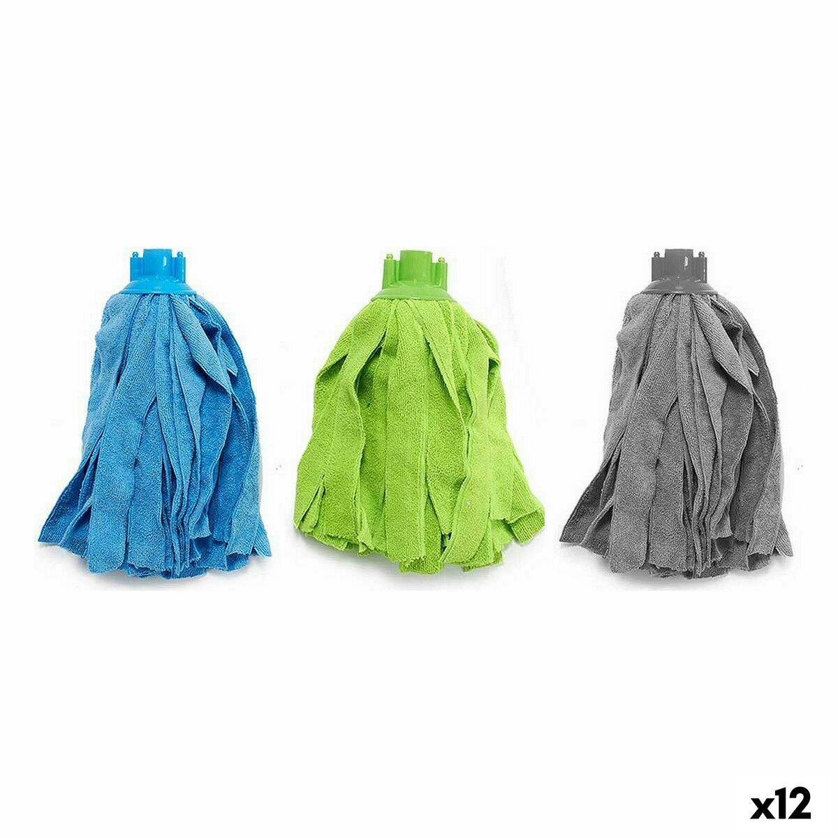 Mocio Microfibra 9 x 30 x 9 cm (12 Unità)