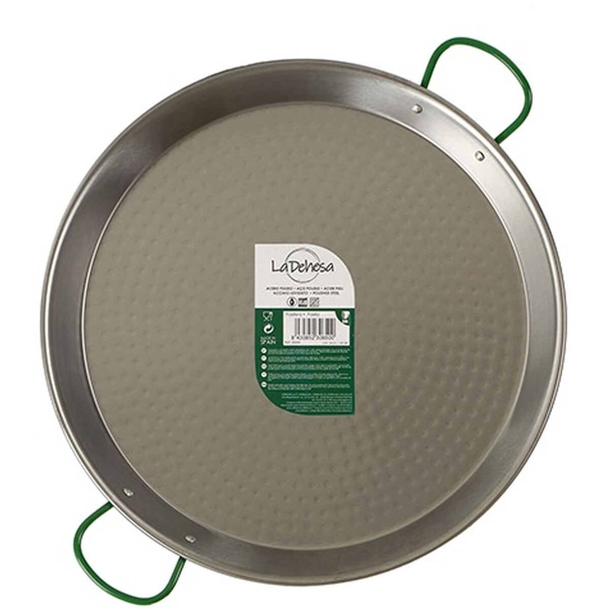 Padella La Dehesa Argentato Acciaio Lucidato Ø 38 cm 51 x 6 x 39 cm (6 Unità) - Immagine 2