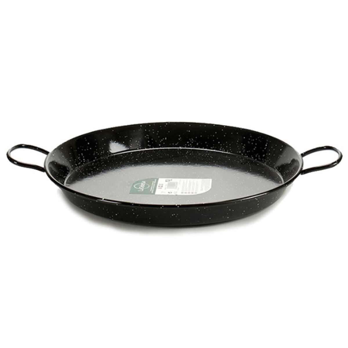 Padella La Dehesa Nero Acciaio Smaltato Ø 38 cm 51 x 6 x 39 cm (6 Unità) - Immagine 2