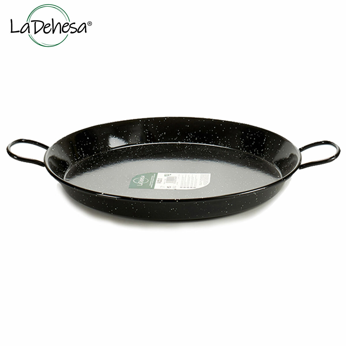 Padella La Dehesa Nero Acciaio Smaltato Ø 38 cm 51 x 6 x 39 cm (6 Unità) - Immagine 6