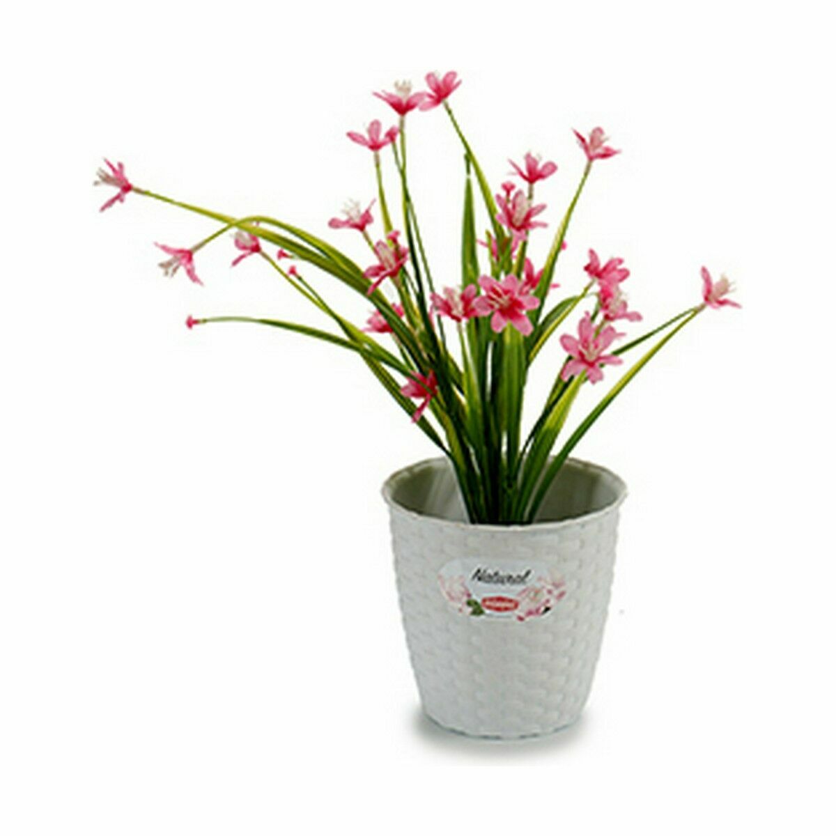 Vaso Stefanplast Bianco Plastica 14 x 13 x 14 cm (12 Unità) - Immagine 3