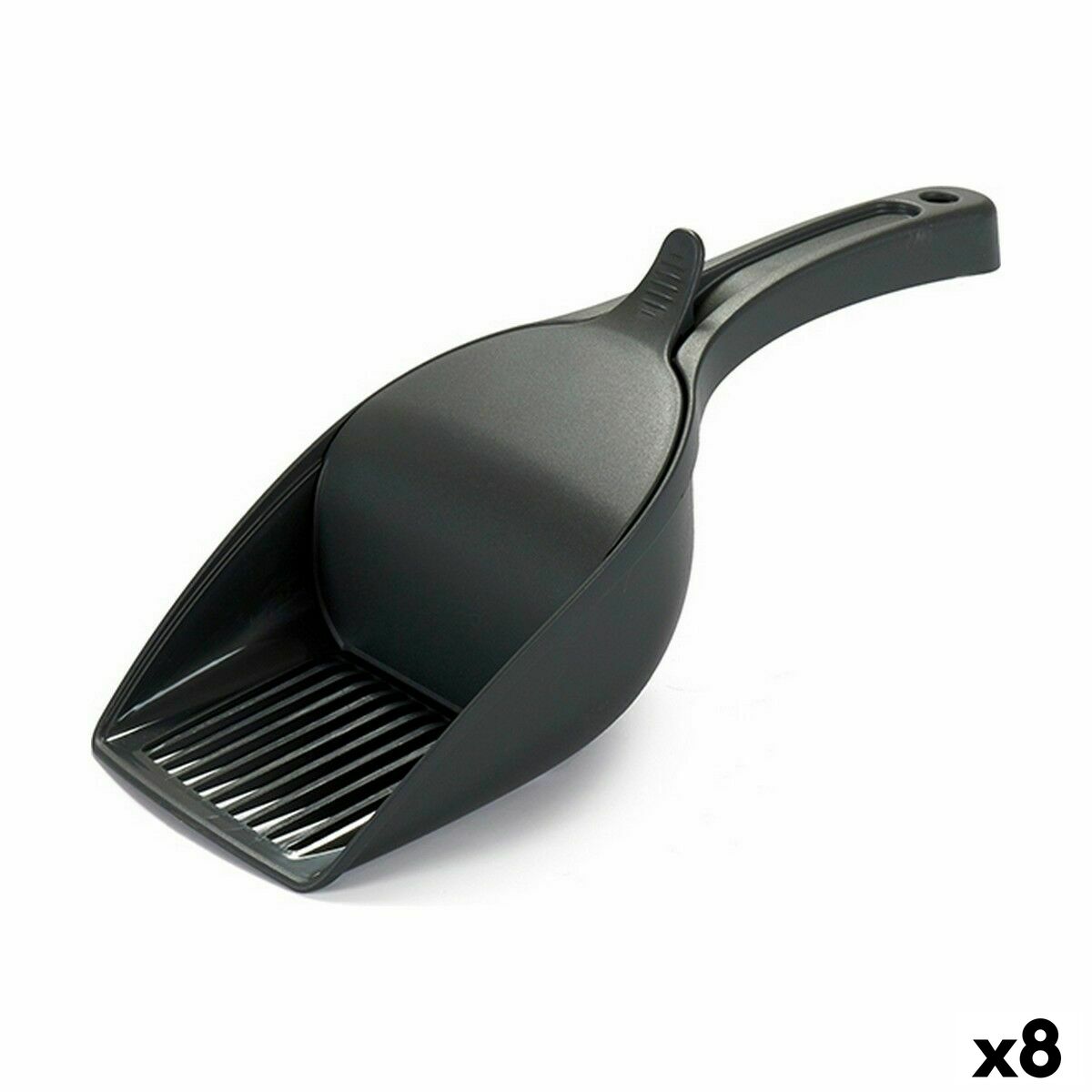 Pala reclaimer Stefanplast Antracite Plastica 12 X 7 X 27, 5 cm 7 x 27,5 x 12 cm (8 Unità)