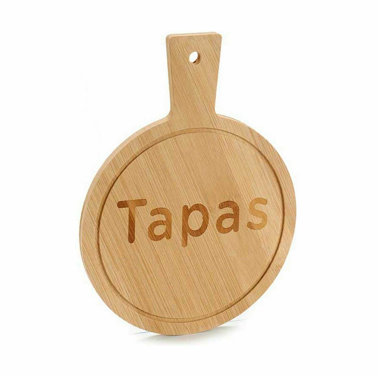 Vassoio per aperitivi Kinvara Nero Legno 14 x 1 x 19 cm Con maniglia (48 Unità) - Immagine 2