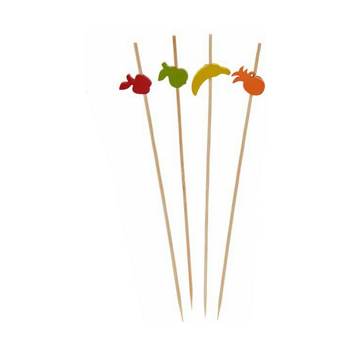 Set di Spiedini per Barbecue Kinvara Bambù Bastoncino Decorato (24 Unità) - Immagine 2
