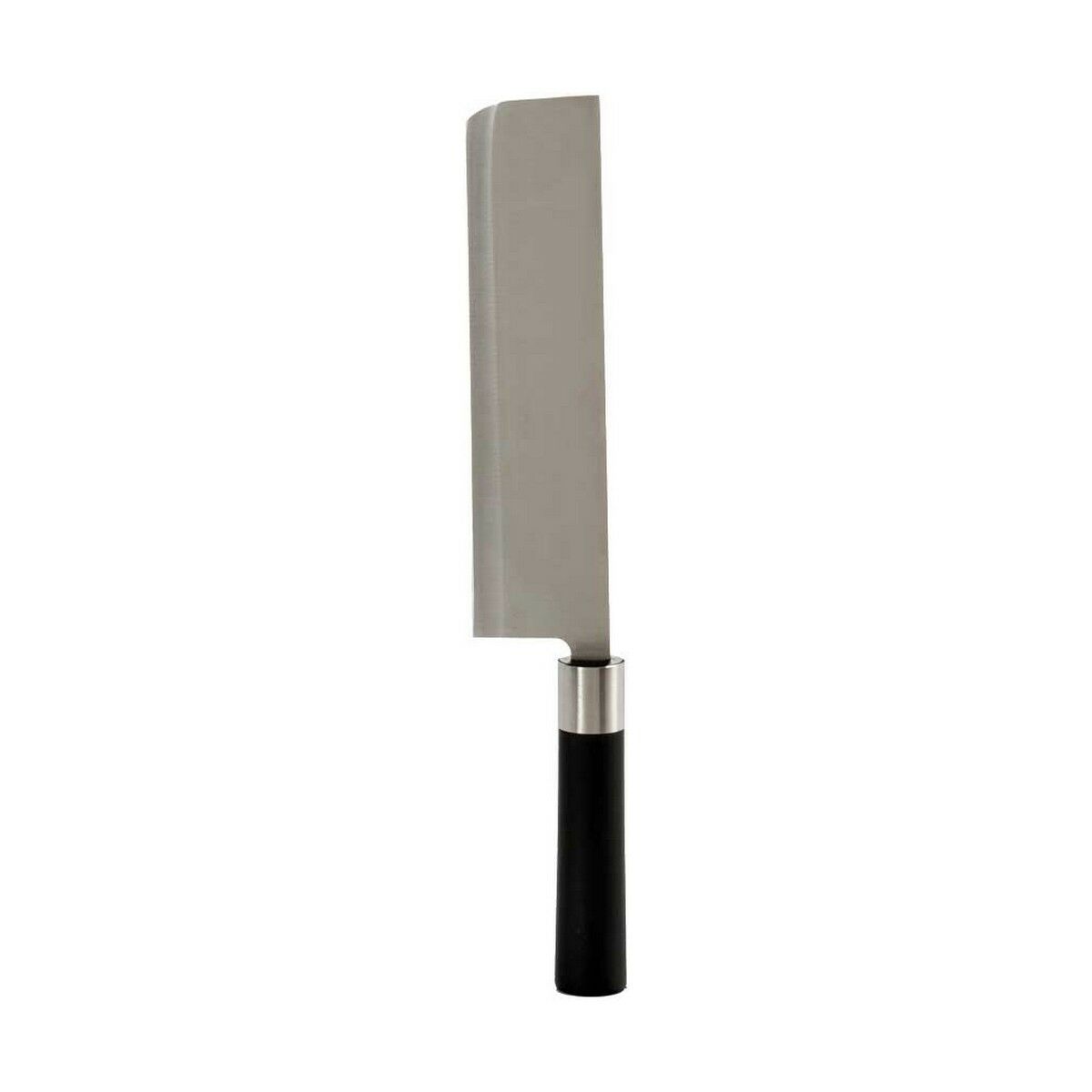 Accetta da Cucina Kinvara Nero Argentato Acciaio inossidabile Plastica 5,6 x 2,5 x 33 cm 33 x 2,5 x 5,6 cm (12 Unità) - Immagine 2
