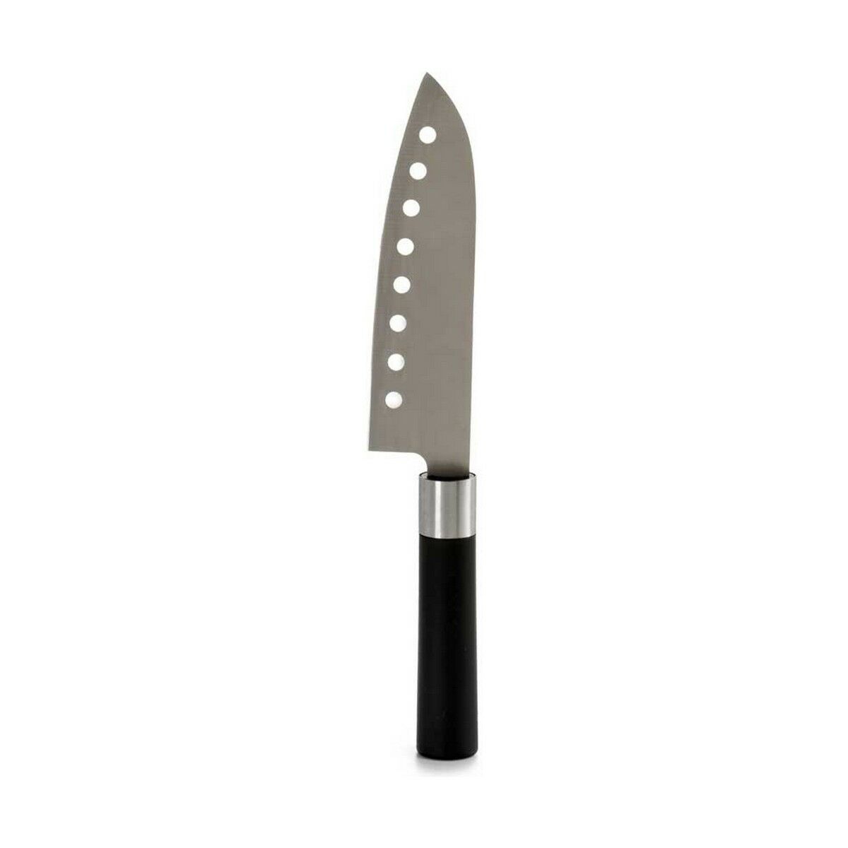 Coltello da Cucina Kinvara Nero Argentato Acciaio inossidabile Plastica 5 x 30 x 2,5 cm (12 Unità) - Immagine 2