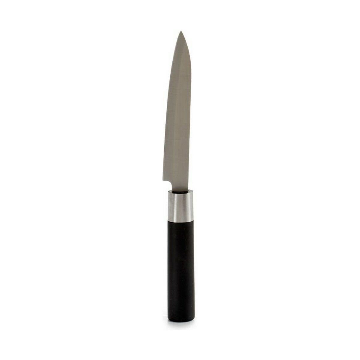 Coltello da Cucina Kinvara Nero Argentato Acciaio inossidabile Plastica 2,7 x 24,3 x 1,8 cm (12 Unità) - Immagine 2