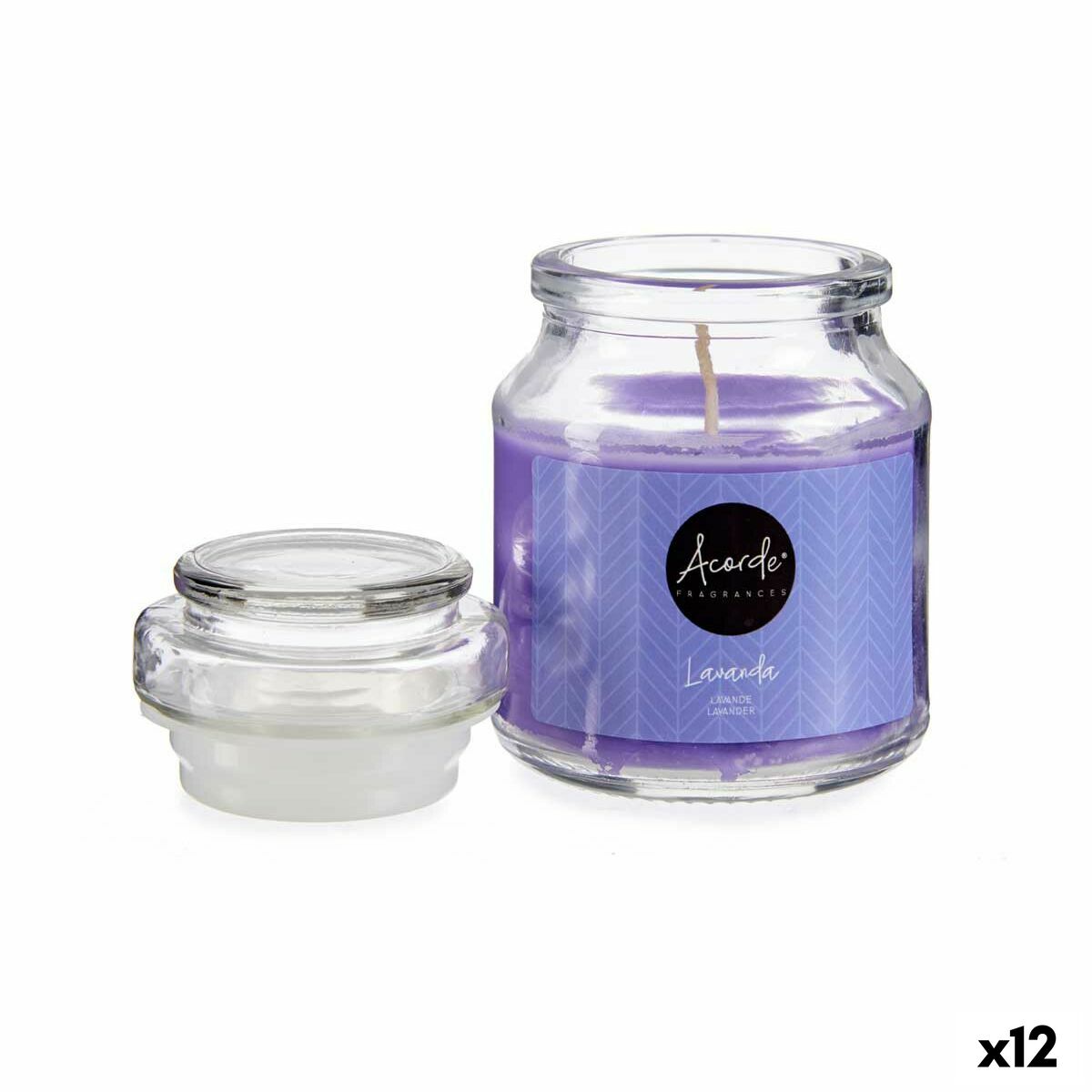 Candela Profumata Acorde Lavanda (12 Unità) - Immagine 2