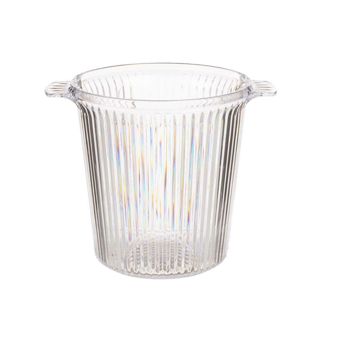 Secchiello per il ghiaccio Leknes Trasparente polistirene Righe 16,5 x 17 x 21 cm (12 Unità) - Immagine 2